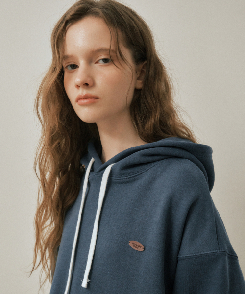 WEDNESDAYOASISFORWOMEN（ウェンズデー オアシス フォー ウーマン）の「W/アッシュピグメントフードスウェットシャツ_NAVY(W25-TP34)（パーカー・レディース・ネイビー・MEDIUM/LARGE）」の3枚目の写真