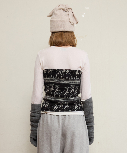 FUN FROM FUN（ファンフロムファン）の「Nordic Buttons Bustier, Black（その他トップス・レディース・その他・OS）」の10枚目の写真