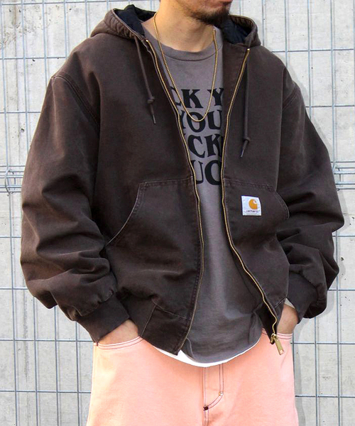 Carhartt WIP(カーハートダブリューアイピー)の「CARHARTT WIP / カーハート ダブリューアイピー OG ACTIVE JACKET stone canvas(ブルゾン・メンズ・チョコ・MEDIUM/LARGE)」の3枚目の写真