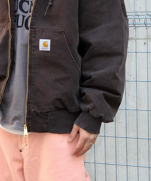 Carhartt WIP(カーハートダブリューアイピー)の「CARHARTT WIP / カーハート ダブリューアイピー OG ACTIVE JACKET stone canvas(ブルゾン・メンズ・チョコ・MEDIUM/LARGE)」の4枚目の写真