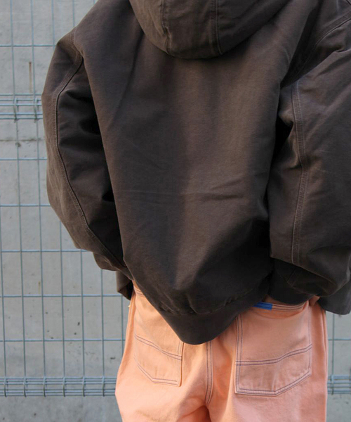 Carhartt WIP(カーハートダブリューアイピー)の「CARHARTT WIP / カーハート ダブリューアイピー OG ACTIVE JACKET stone canvas(ブルゾン・メンズ・チョコ・MEDIUM/LARGE)」の5枚目の写真