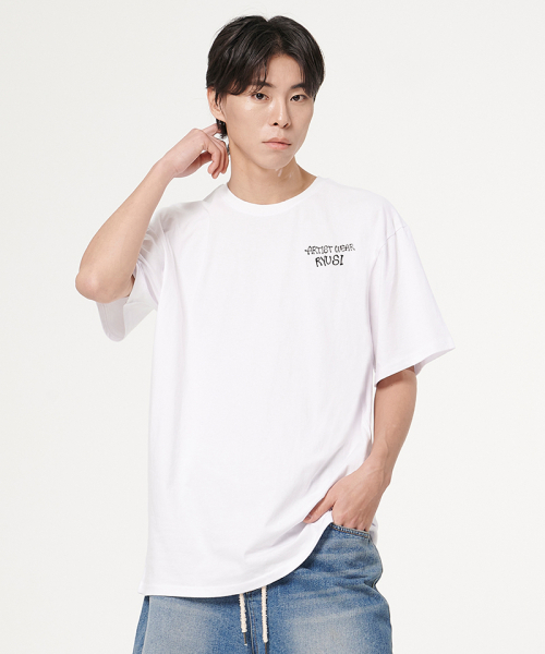 ARTISTWEAR（アーティストウェア）の「[ATW x RUYSI] ヘテ 半袖Tシャツ_WH（Tシャツ/カットソー・レディース・ホワイト・XX-LARGE/LARGE/MEDIUM/SMALL/X-LARGE/XXXX-LARGE）」の2枚目の写真