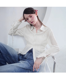 Charme See-through Shirt WHITE