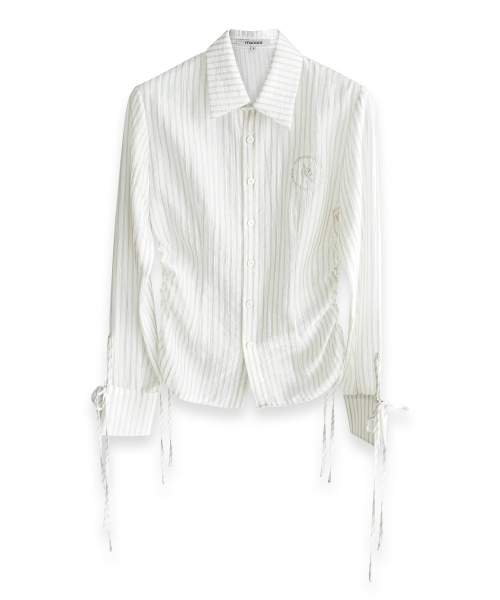 Vivacious(ビバシャス)の「Charme See-through Shirt WHITE(シャツ/ブラウス・レディース・ホワイト・SMALL/MEDIUM)」の4枚目の写真
