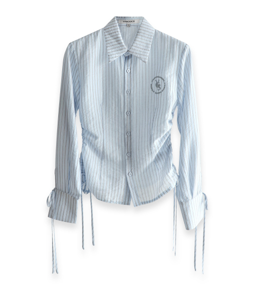 Vivacious(ビバシャス)の「Charme See-through Shirt WHITE(シャツ/ブラウス・レディース・ホワイト・SMALL/MEDIUM)」の6枚目の写真