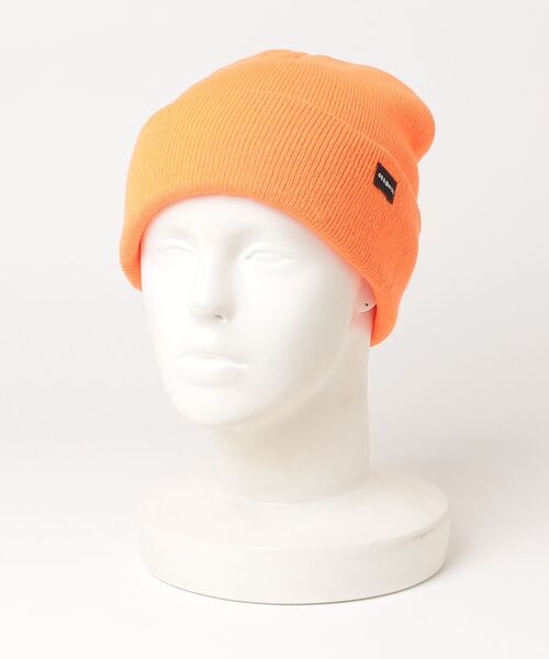68&brothers（シックスティエイトアンドブラザーズ）の「Basic Acrylic Watch Cap（ニットキャップ/ビーニー・メンズ・ブラック/ベージュ/オレンジ・FREE）」の3枚目の写真