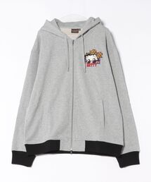PANDIESTA（パンディエスタ）の「LOWBLOW KNUCKLE / ローブローナックル / BETTY BOOP / 夜露死苦ヤンキーBETTYフルジップパーカー (M2)（パーカー）」