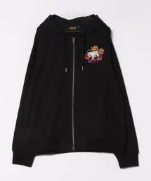 PANDIESTA（パンディエスタ）の「LOWBLOW KNUCKLE / ローブローナックル / BETTY BOOP / 夜露死苦ヤンキーBETTYフルジップパーカー (M2)（パーカー）」