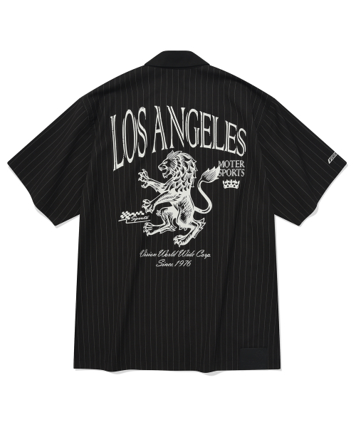 VISION STREET WEAR（ヴィジョンストリートウェア）の「VSW Stripe Open Collar Shirt Black（シャツ/ブラウス・レディース・その他・MEDIUM/LARGE/X-LARGE）」の5枚目の写真