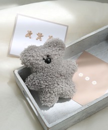 colleca la（コレカラ）の「もこもこクマのぬいぐるみキーホルダー（キーホルダー）」