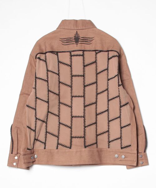 セール】Children of the discordance / LEATHER PANELED JACKET