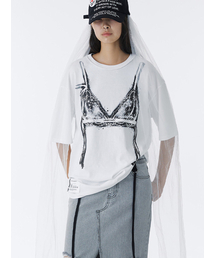 ブラスプレイグラフィックTシャツ(ホワイト)