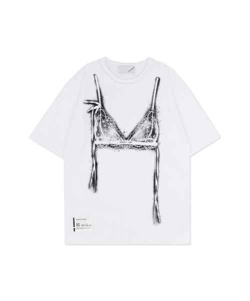 WHOLE PAPER（ホールペーパー）の「ブラスプレイグラフィックTシャツ（ホワイト）（Tシャツ/カットソー・レディース・ホワイト・ONE）」の3枚目の写真