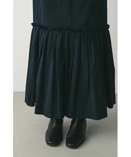 STYLEMIXER(スタイルミキサー)の「ヘムギャザーチノスカート(スカート・レディース・ベージュ/ネイビー・SMALL/MEDIUM)」の21枚目の写真