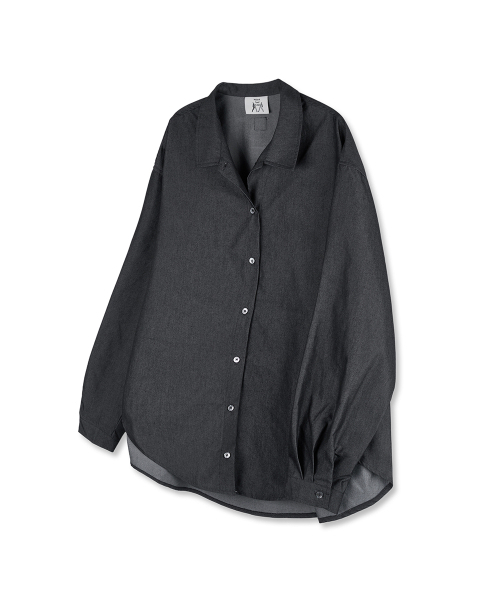 NAKED SURF CLUB(ネイキッドサーフクラブ)の「バイオコットンシャツ (ブラック)(シャツ/ブラウス・レディース・その他・MEDIUM/SMALL)」の1枚目の写真