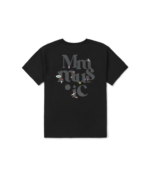 MMLG（エムエムエルジー）の「[Mmlg] CARD DECO HF-T (EVERY BLACK)（Tシャツ/カットソー・レディース・その他・SMALL/MEDIUM/X-LARGE）」の2枚目の写真