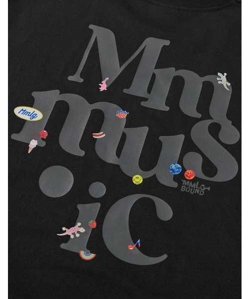 MMLG（エムエムエルジー）の「[Mmlg] CARD DECO HF-T (EVERY BLACK)（Tシャツ/カットソー・レディース・その他・SMALL/MEDIUM/X-LARGE）」の5枚目の写真