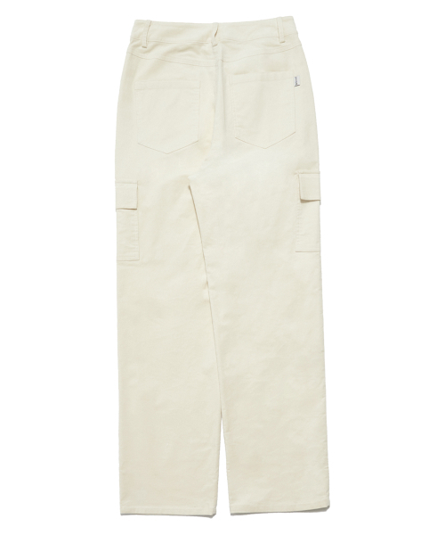 DELICCENT（デリセント）の「コーデュロイカーゴパンツ[アイボリー]（その他パンツ・レディース・アイボリー・LARGE/MEDIUM/SMALL）」の3枚目の写真