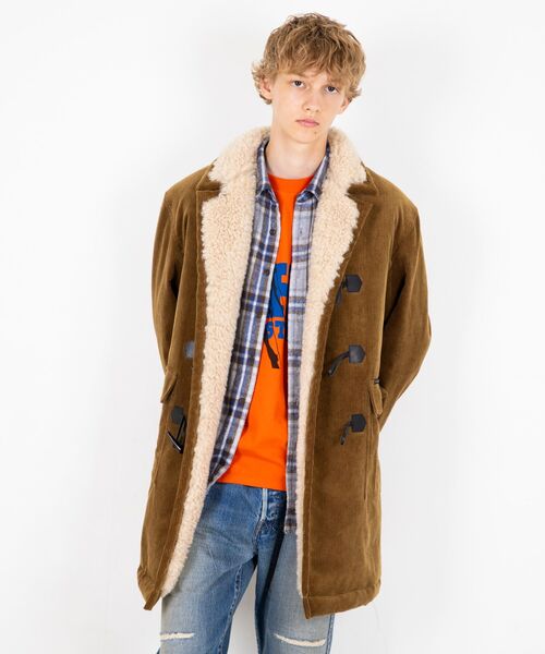 HYSTERIC GLAMOUR（ヒステリックグラマー）の「ランチコート（その他アウター・メンズ・ブラック/ブラウン・LARGE/MEDIUM/SMALL）」の4枚目の写真