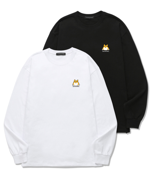 VANNWORKS(バンワークス)の「MINI ウェルシュコーギー ロングスリーブ (VLS0070) ブラック(Tシャツ/カットソー・レディース・その他・SMALL/MEDIUM/LARGE/X-LARGE/XX-LARGE)」の6枚目の写真
