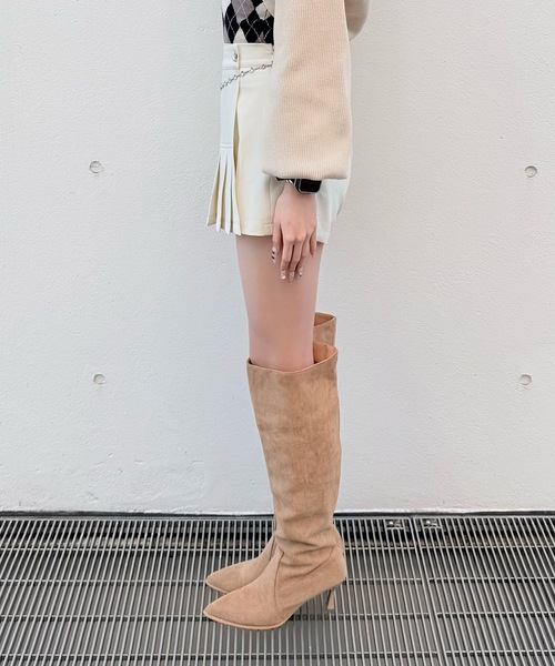 NOMAE（ノーマエ）の「ラメプリーツビジューベルトスカパン（その他パンツ・レディース・ブラック/アイボリー/グレー・FREE）」の12枚目の写真