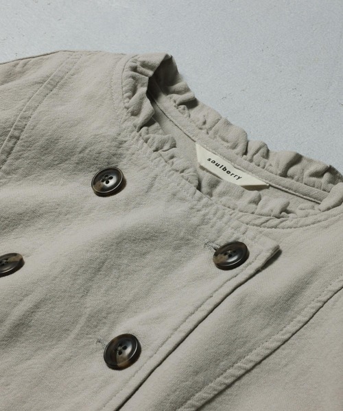 soulberry(ソウルベリー)の「パティシエみたいなワンピース(ワンピース・レディース・グレイッシュベージュ・M/L/LL/3L/4L)」の12枚目の写真