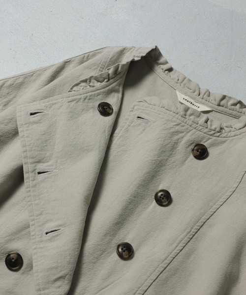 soulberry(ソウルベリー)の「パティシエみたいなワンピース(ワンピース・レディース・グレイッシュベージュ・M/L/LL/3L/4L)」の13枚目の写真