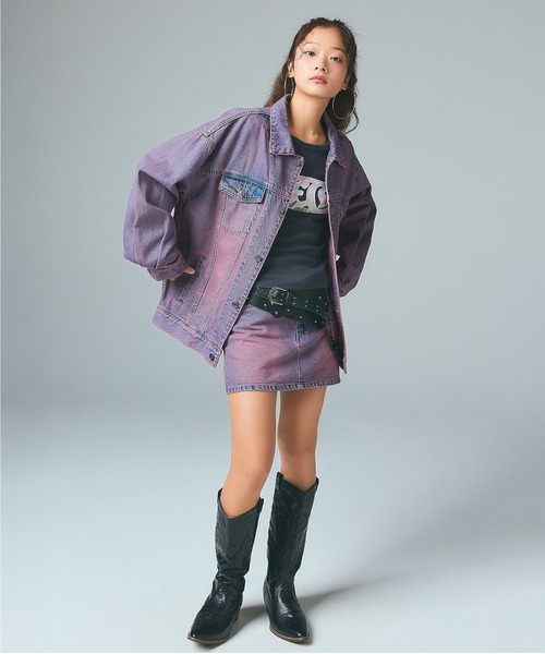 X-girl（エックスガール）の「STUDDED THICK BELT（ベルト・レディース・ブラウン/ブラック・ONE SIZE）」の12枚目の写真