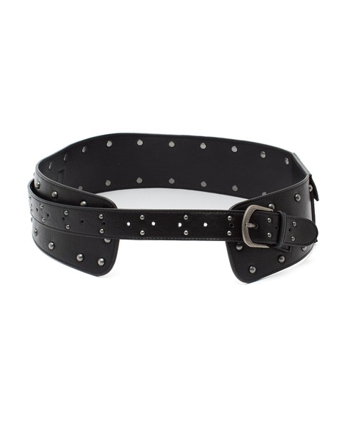 X-girl（エックスガール）の「STUDDED THICK BELT（ベルト・レディース・ブラウン/ブラック・ONE SIZE）」の13枚目の写真