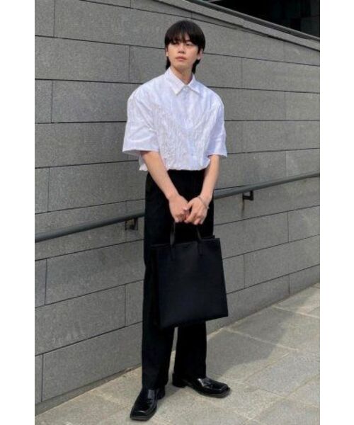 PROXY.L(プロキシエル)の「Square Tote Bag (Large/Black)(トートバッグ・レディース・その他・FREE)」の7枚目の写真