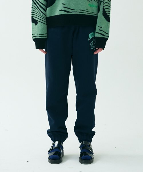MIMICAWE(ミミカウィ)の「MIMI FOREST JOGGER PANTS/NAVY(スウェットパンツ・レディース・その他・FREE)」の1枚目の写真