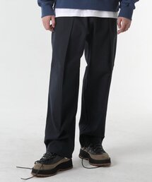 CODE I'M(�R�[�h�A�C�G��)��Menspan high waist banding pin tuck wide pants navy(���̑��p���c)