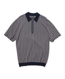 BEAMS PLUS(�r�[���X�v���X)��Half Zip Knit Polo(�|���V���c)