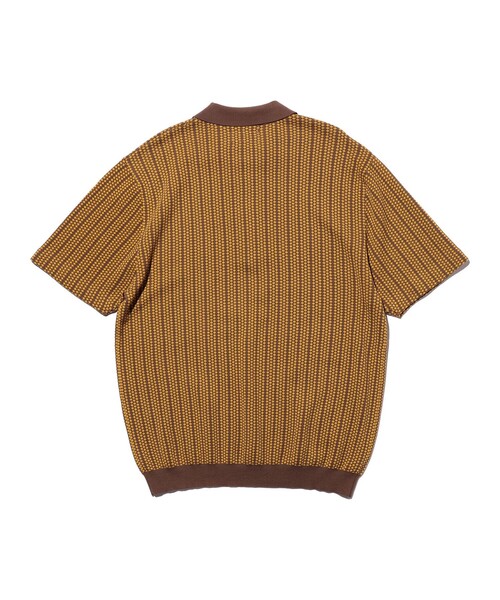 BEAMS PLUS(ビームスプラス)の「Half Zip Knit Polo(ポロシャツ・メンズ・ブラウン/ワイン/ネイビー・X-LARGE/LARGE/MEDIUM/SMALL)」の9枚目の写真