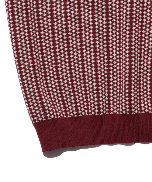 BEAMS PLUS(ビームスプラス)の「Half Zip Knit Polo(ポロシャツ・メンズ・ブラウン/ワイン/ネイビー・X-LARGE/LARGE/MEDIUM/SMALL)」の14枚目の写真