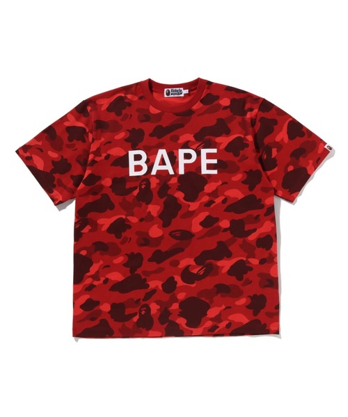 A BATHING APE(アベイシングエイプ)の「COLOR CAMO BAPE RELAXED FIT TEE(Tシャツ/カットソー・メンズ・グリーン/レッド・SMALL/XX-LARGE/MEDIUM/LARGE/X-LARGE)」の2枚目の写真
