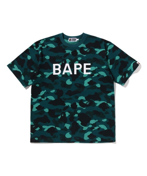 A BATHING APE(アベイシングエイプ)の「COLOR CAMO BAPE RELAXED FIT TEE(Tシャツ/カットソー・メンズ・グリーン/レッド・SMALL/XX-LARGE/MEDIUM/LARGE/X-LARGE)」の1枚目の写真