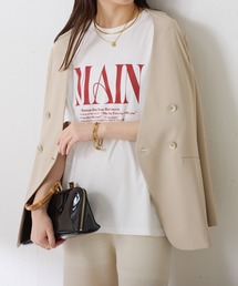 COLLAGE GALLARDAGALANTE | MAIN ロゴT(Tシャツ/カットソー)