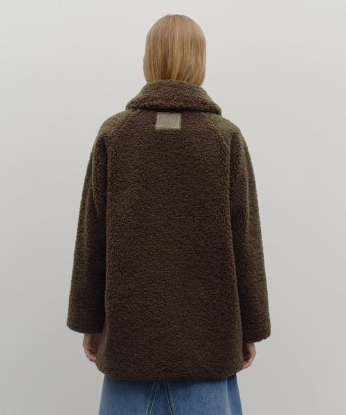 MARITHE + FRANCOIS GIRBAUD(マリテフランソワジルボー)の「W MID SHEERING FUR COAT(ブルゾン・レディース・ダークブラウン/アイボリー・MEDIUM/SMALL)」の5枚目の写真