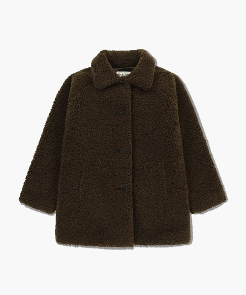 MARITHE + FRANCOIS GIRBAUD(マリテフランソワジルボー)の「W MID SHEERING FUR COAT(ブルゾン・レディース・ダークブラウン/アイボリー・MEDIUM/SMALL)」の7枚目の写真