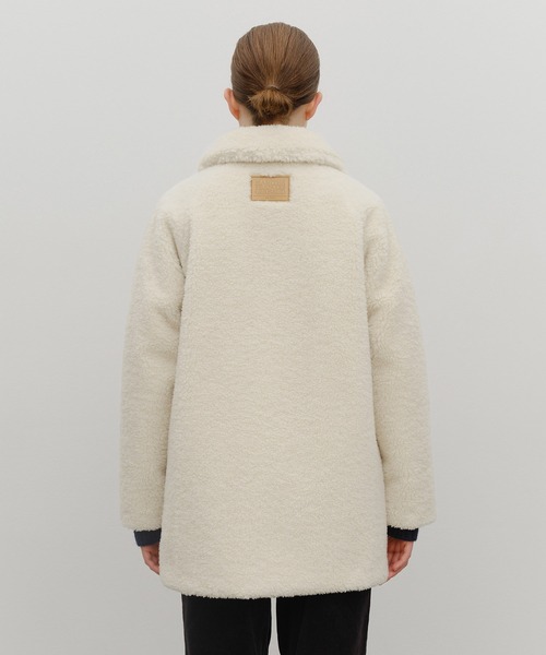 MARITHE + FRANCOIS GIRBAUD(マリテフランソワジルボー)の「W MID SHEERING FUR COAT(ブルゾン・レディース・ダークブラウン/アイボリー・MEDIUM/SMALL)」の14枚目の写真