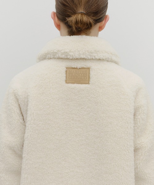 MARITHE + FRANCOIS GIRBAUD(マリテフランソワジルボー)の「W MID SHEERING FUR COAT(ブルゾン・レディース・ダークブラウン/アイボリー・MEDIUM/SMALL)」の15枚目の写真