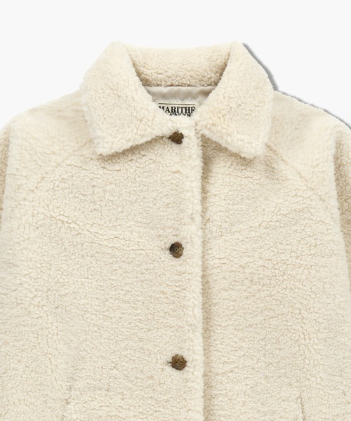 MARITHE + FRANCOIS GIRBAUD(マリテフランソワジルボー)の「W MID SHEERING FUR COAT(ブルゾン・レディース・ダークブラウン/アイボリー・MEDIUM/SMALL)」の18枚目の写真