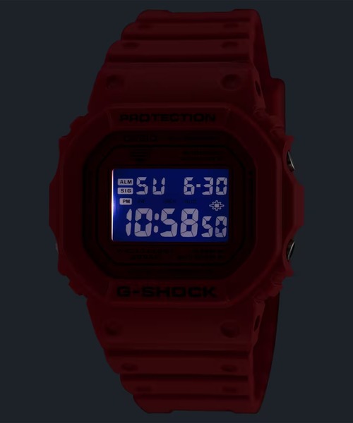 G-SHOCK（ジーショック）の「G-SHOCK/ジーショック 腕時計 "Iconic Styles" DW-5600RRB-4JF（デジタル腕時計・メンズ・レッド・FREE）」の2枚目の写真