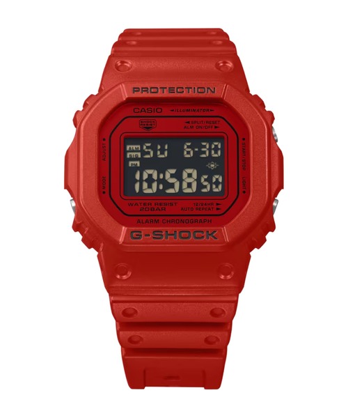 G-SHOCK（ジーショック）の「G-SHOCK/ジーショック 腕時計 "Iconic Styles" DW-5600RRB-4JF（デジタル腕時計・メンズ・レッド・FREE）」の9枚目の写真