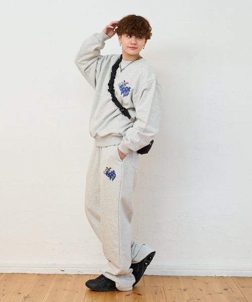 kaoyorinakami（カオヨリナカミ）の「rabbit sweat / ラビットスウェット（スウェット・メンズ・ブラック/グレー・SMALL/MEDIUM/LARGE/X-LARGE）」の4枚目の写真