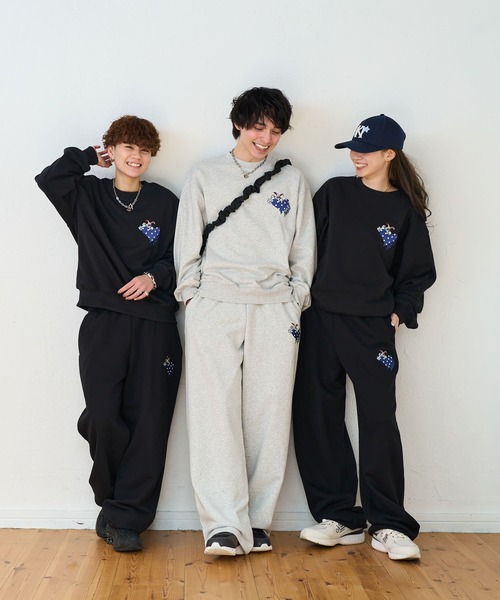 kaoyorinakami（カオヨリナカミ）の「rabbit sweat / ラビットスウェット（スウェット・メンズ・ブラック/グレー・SMALL/MEDIUM/LARGE/X-LARGE）」の13枚目の写真