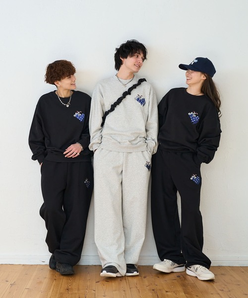 kaoyorinakami（カオヨリナカミ）の「rabbit sweat / ラビットスウェット（スウェット・メンズ・ブラック/グレー・SMALL/MEDIUM/LARGE/X-LARGE）」の12枚目の写真