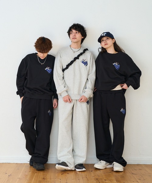 kaoyorinakami（カオヨリナカミ）の「rabbit sweat / ラビットスウェット（スウェット・メンズ・ブラック/グレー・SMALL/MEDIUM/LARGE/X-LARGE）」の14枚目の写真