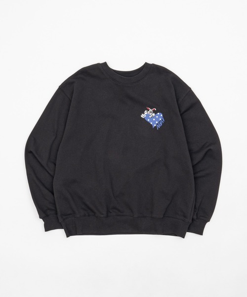 kaoyorinakami（カオヨリナカミ）の「rabbit sweat / ラビットスウェット（スウェット・メンズ・ブラック/グレー・SMALL/MEDIUM/LARGE/X-LARGE）」の15枚目の写真
